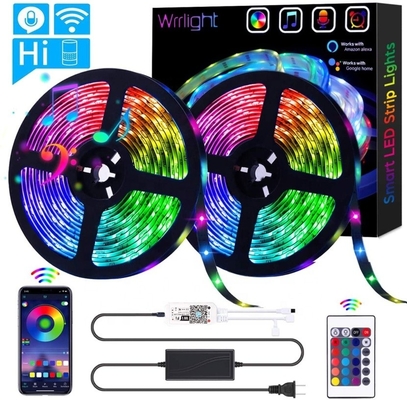 80 CRI 5m 10m 20m Wifi Smart LED Strip Light με τηλεχειριστήριο RGB Ambient Light
