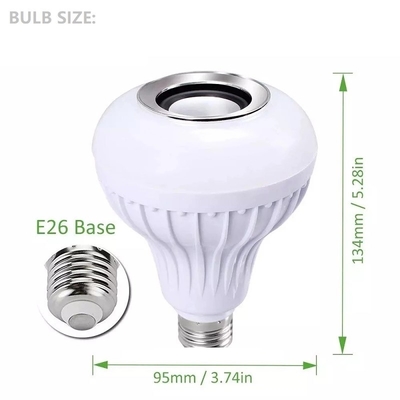 Λευκή λάμπα μουσικής LED με Bluetooth και τηλεχειριστήρα Θερμοκρασία λειτουργίας -45-50°C