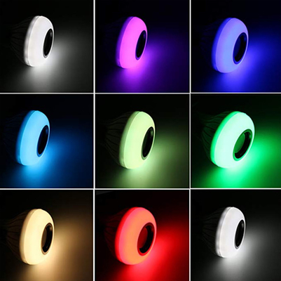 Λευκή λάμπα μουσικής LED με Bluetooth και τηλεχειριστήρα Θερμοκρασία λειτουργίας -45-50°C
