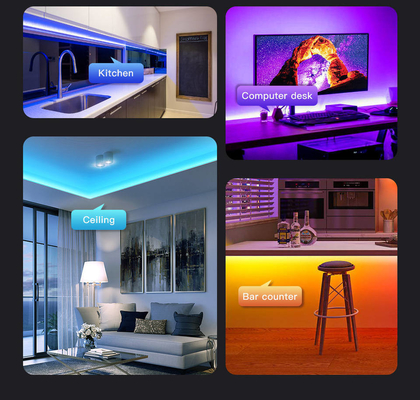 85-265V Εισερχόμενη τάση Ευφυές φωτισμό LED Grow Light Strip 5 μέτρα για κάμπινγκ