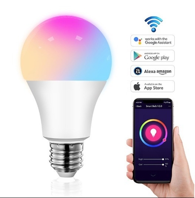 2835SMD LED Chip Wi-Fi RGB LED λαμπτήρας με έλεγχο της εφαρμογής Tuya και λειτουργία χαμηλών συντελεστών