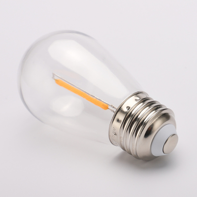 Ηλεκτρονικό Αλουμίνιο Led Single Filament Bulb S14 για φωνητικό έλεγχο στο Theme Park Party House