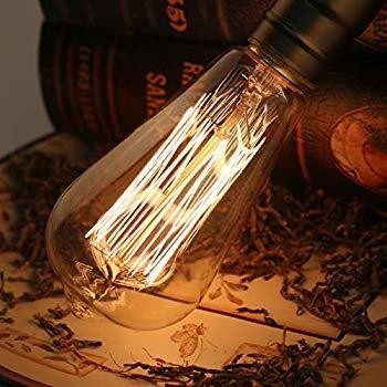 Μακροχρόνια διάρκεια ζωής 6W Dimmable Led Filament Bulb in Amber Warm Yellow Light για βάση E26