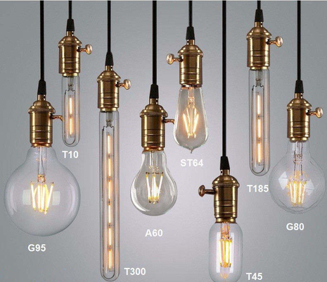 3000-6000K E27 Edison Bulb Led Filament Lamp 220v Filament A60 Edison Led Bulb Light Ηλεκτρικός λαμπτήρας